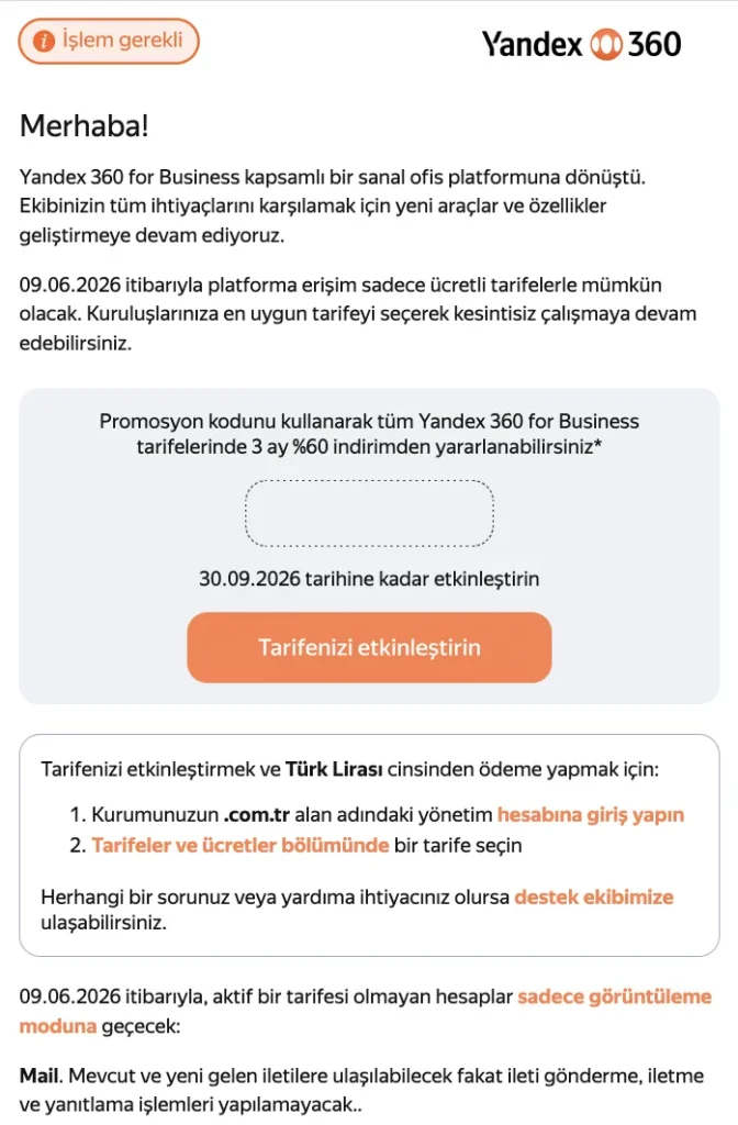 Yandex Mail Ücretli Mi?