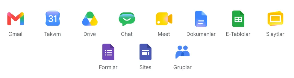 google-workspace-urunleri